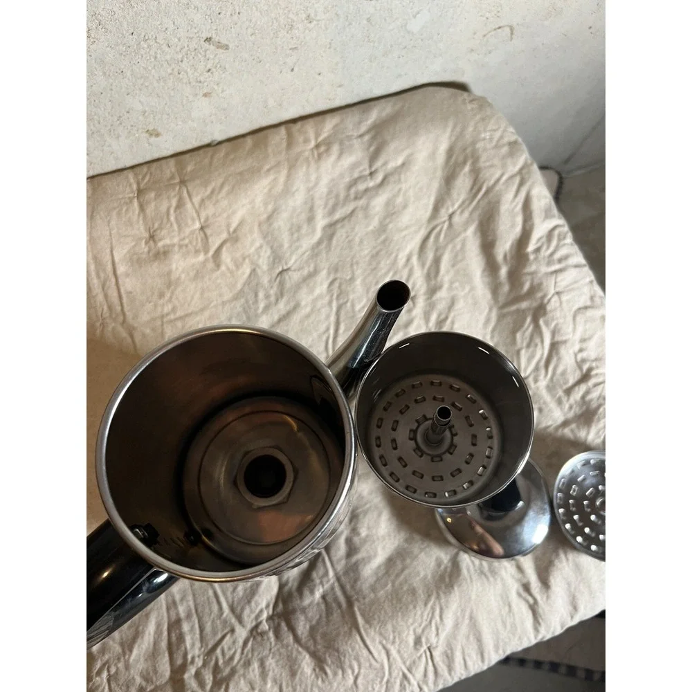 Vintage General Electric Automatic Coffee Percolator 6-12 Cup Missing Cord